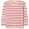 American Vintage Raxow Jumper - Natural Striped | Knitwear