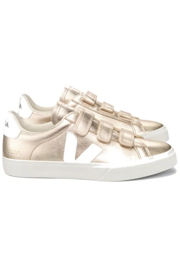Veja Recife Leather Trainers - Platine White | Veja