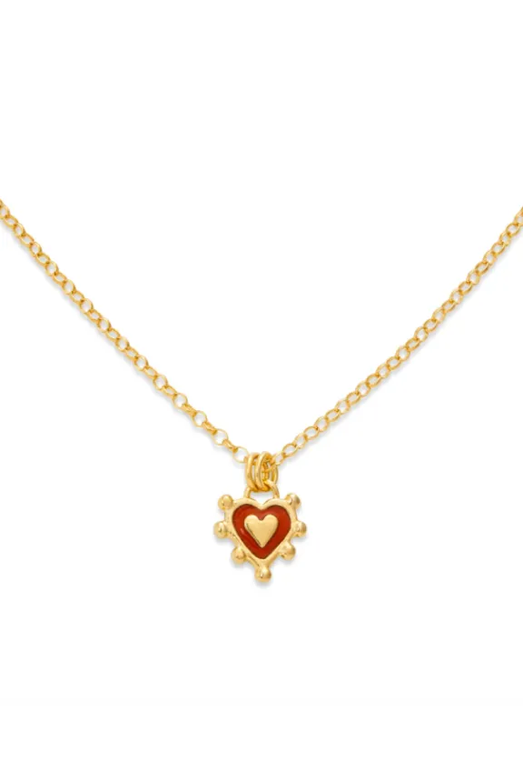 Sophie Harley Red Sacred Heart Necklace | Jewellery | Gifts