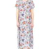 Weekend MaxMara Revere Printed Silk T-Shirt Dress - Light Blue | Dresses