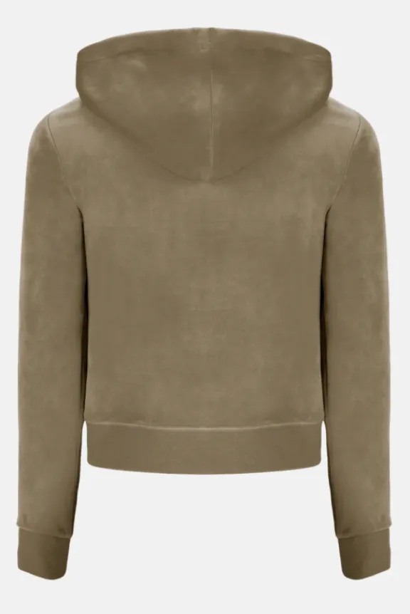 robertson_classic_velour__4-1.webp Juicy Couture Robertson Classic Velour Hoodie - Vetiver | Suits & Co-Ordinates | Shirts And Tops
