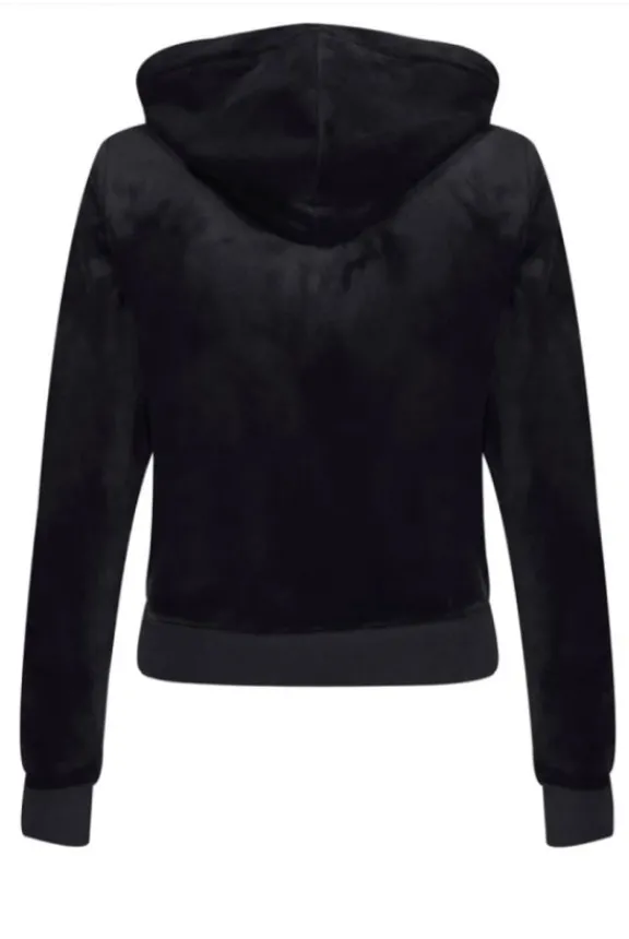 robertson_classic_velour__8-1.webp Juicy Couture Robertson Classic Velour Hoodie - Black | Shirts And Tops