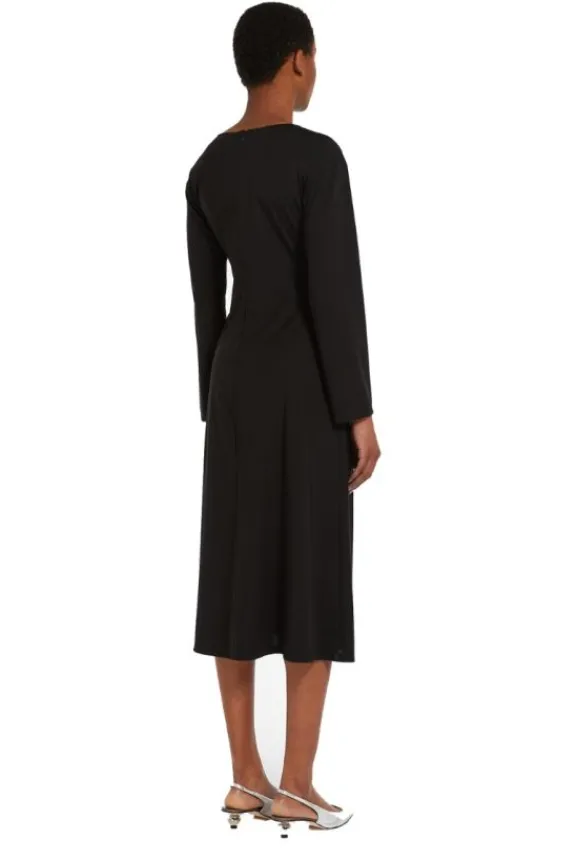 romania_jersey_dress__bla_4.webp Weekend MaxMara Romania Jersey Dress - Black | Dresses