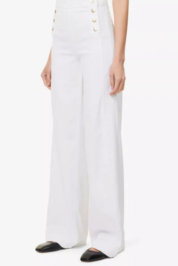 sailor_wide_leg__white_10.webp Frame Sailor Wide Leg - White | Trousers And Playsuits | Jeans