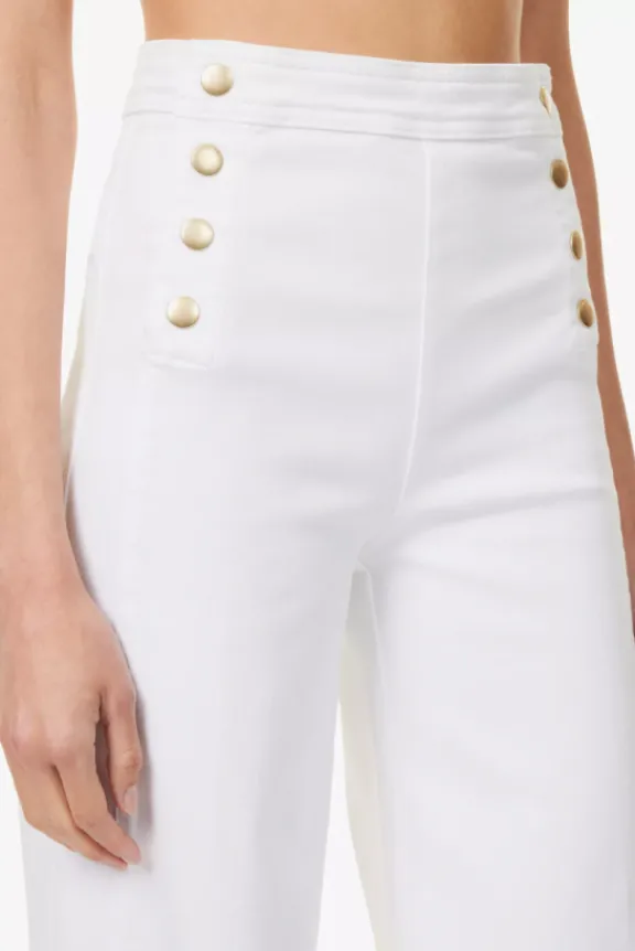 sailor_wide_leg__white_11.webp Frame Sailor Wide Leg - White | Trousers And Playsuits | Jeans