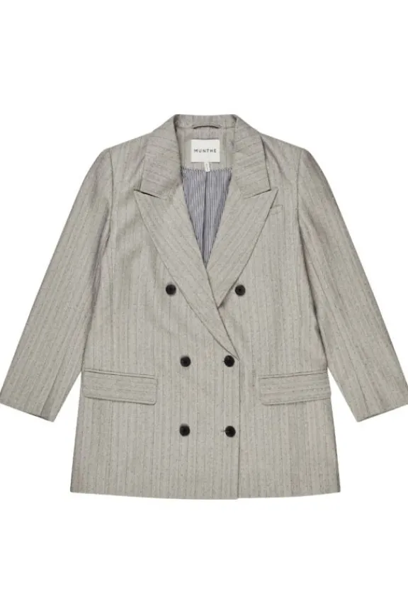 saimai_sparkle_jacket__gr_3.webp Munthe Saimai Sparkle Jacket - Grey | Suits & Co-Ordinates | Jackets And Coats