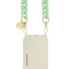 La Coque Française Sarah Chain 120cm Resin Gold Carabiners - Matte Pastel Green | Phone Accessories | Gifts