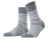 Falke Sensitive Sunset Stripe Socks - Blue Smog | Hosiery | Gifts