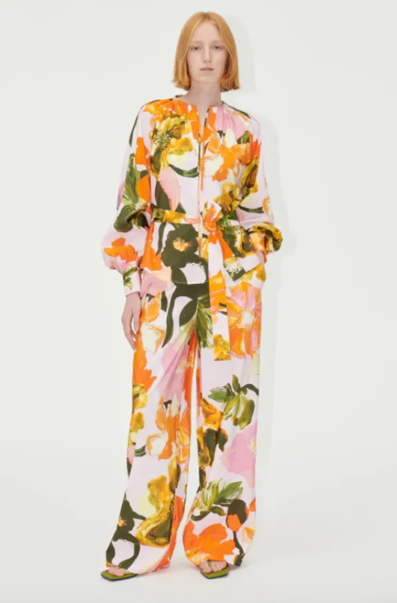 sgemi_pants__summer_day_p_4.webp Stine Goya SGEmi Pants - Summer Day Poppies | Trousers And Playsuits