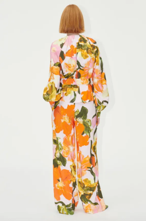 sgemi_pants__summer_day_p_5.webp Stine Goya SGEmi Pants - Summer Day Poppies | Trousers And Playsuits