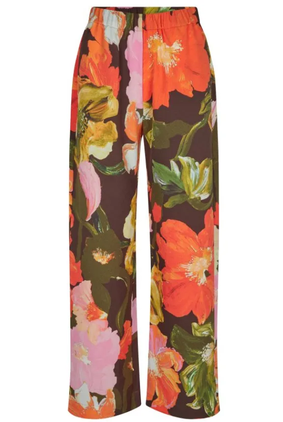 Stine Goya SGFatou Pants - Summer Night Poppies | Trousers And Playsuits | Suits & Co-Ordinates