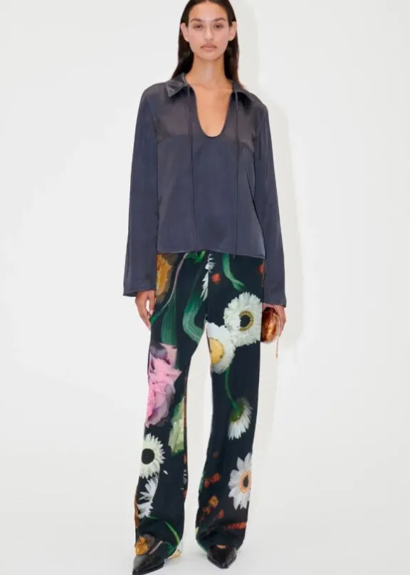 sgfatou_trousers__scanned_3.webp Stine Goya SGFatou Trousers - Scanned Foliage | Trousers And Playsuits | Suits & Co-Ordinates
