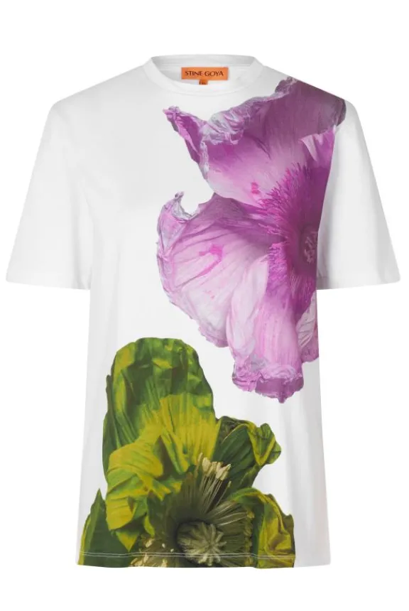 Stine Goya SGMargila T-Shirt- Poppies Bloom | Shirts And Tops