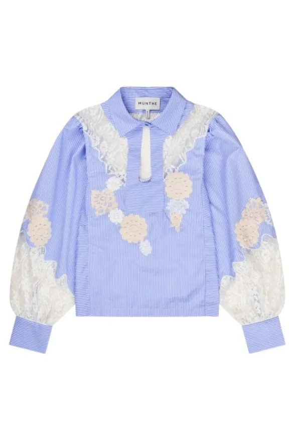 shellcu_blouse__blue_4.webp Munthe Shellcu Blouse - Blue | Shirts And Tops