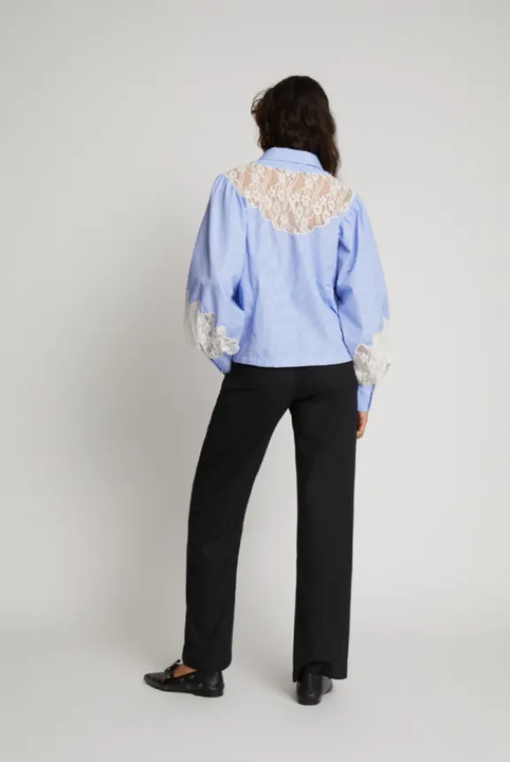 shellcu_blouse__blue_7.webp Munthe Shellcu Blouse - Blue | Shirts And Tops