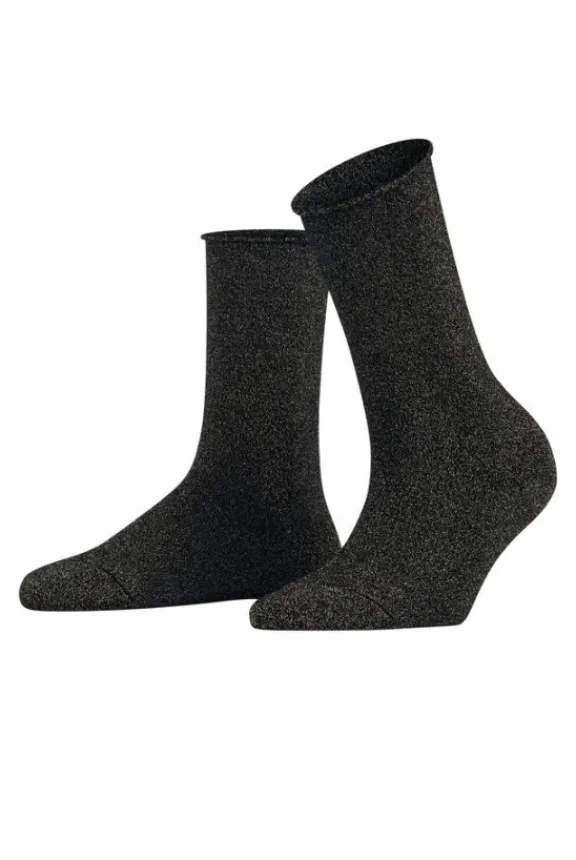 Falke Shiny Socks - Black | Hosiery | Gifts