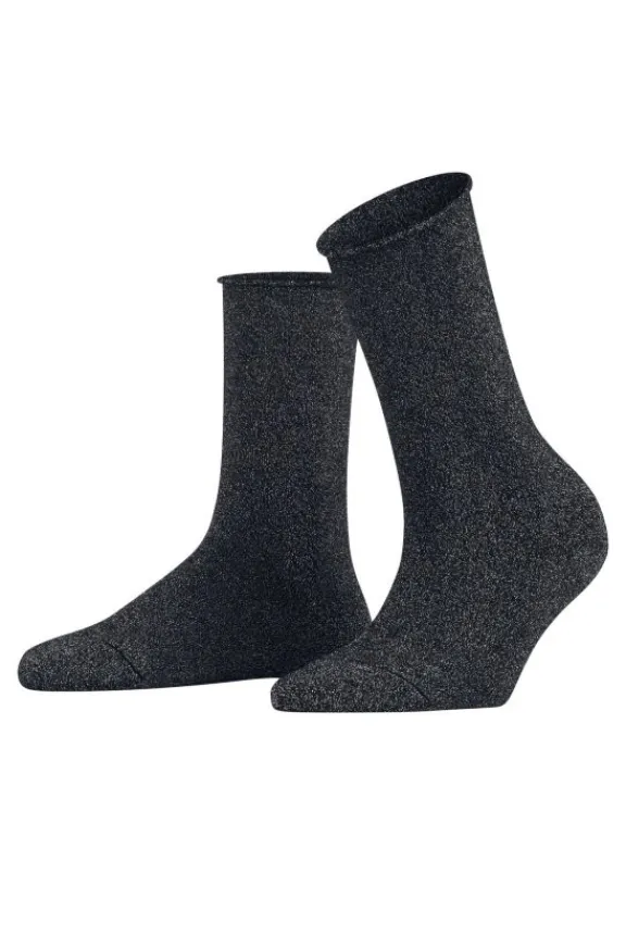 Falke Shiny Socks - Dark Navy | Hosiery | Gifts