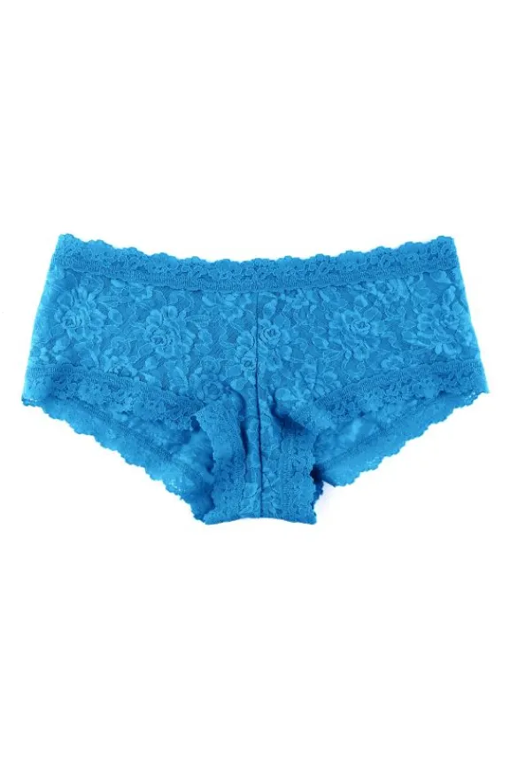Hanky Panky Signature Lace Boyshort - Kingfisher Blue | Lingerie And Nightwear