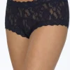 Hanky Panky Signature Lace Boyshort - Navy | Lingerie And Nightwear