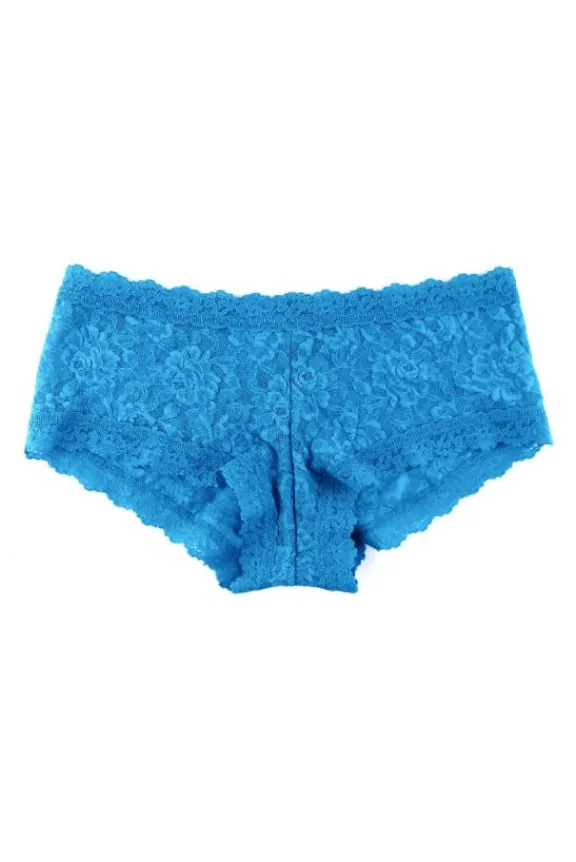 signature_lace_boyshort___3-18.webp Hanky Panky Signature Lace Boyshort - Kingfisher Blue | Lingerie And Nightwear