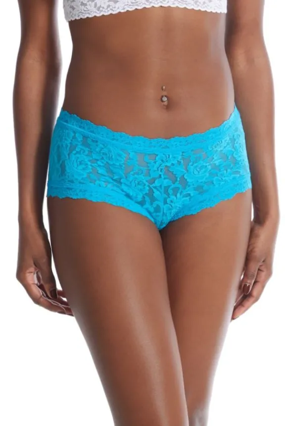signature_lace_boyshort___4-17.webp Hanky Panky Signature Lace Boyshort - Kingfisher Blue | Lingerie And Nightwear