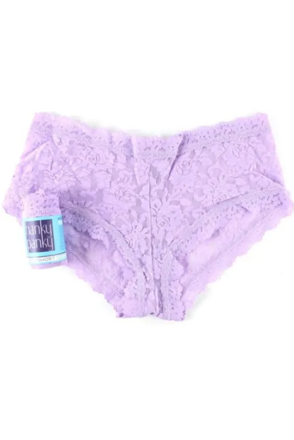 signature_lace_boyshort___4-6.webp Hanky Panky Signature Lace Boyshort - Cool Lavender | Lingerie And Nightwear