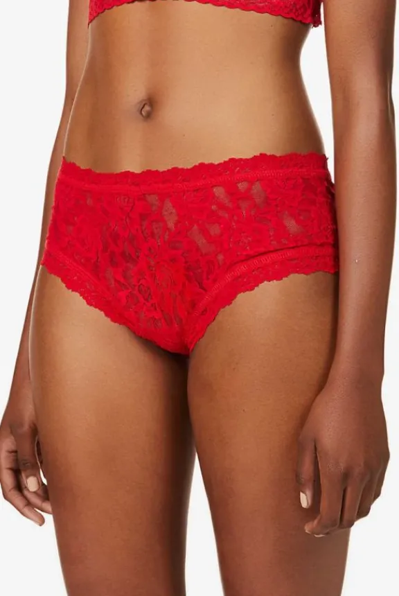 signature_lace_boyshort___5-1.webp Hanky Panky Signature Lace Boyshort - Navy | Lingerie And Nightwear