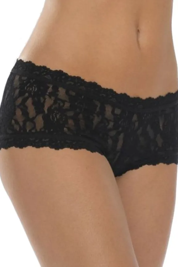 signature_lace_boyshort_b_7.webp Hanky Panky Signature Lace Boyshort Black | Lingerie And Nightwear