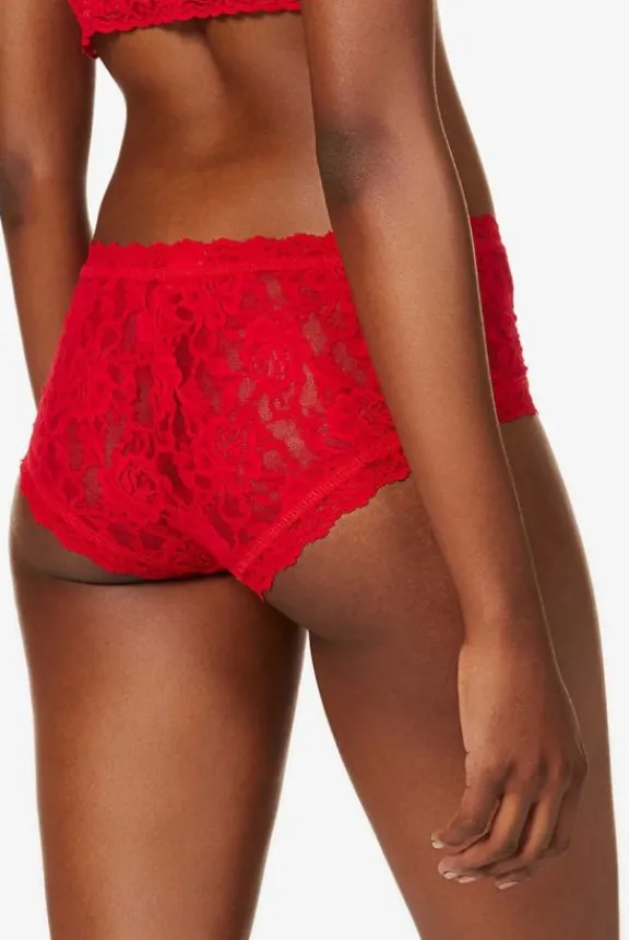 signature_lace_boyshort_r_5.webp Hanky Panky Signature Lace Boyshort Red | Lingerie And Nightwear
