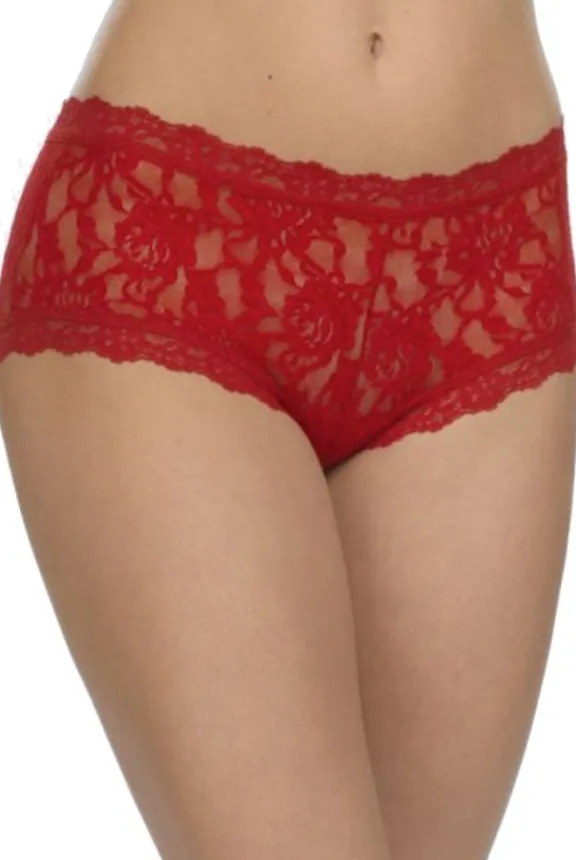 signature_lace_boyshort_r_6.webp Hanky Panky Signature Lace Boyshort Red | Lingerie And Nightwear