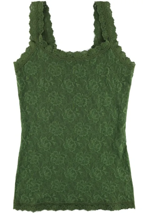 Hanky Panky Signature Lace Classic Camisole - Bitter Olive | Lingerie And Nightwear