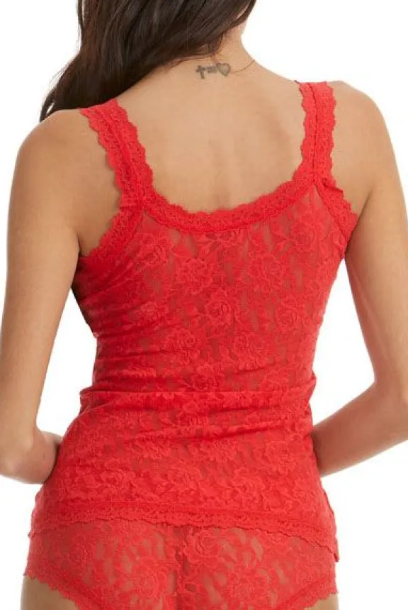 signature_lace_classic_ca_7.webp Hanky Panky Signature Lace Classic Camisole - Deep Sea Coral | Lingerie And Nightwear