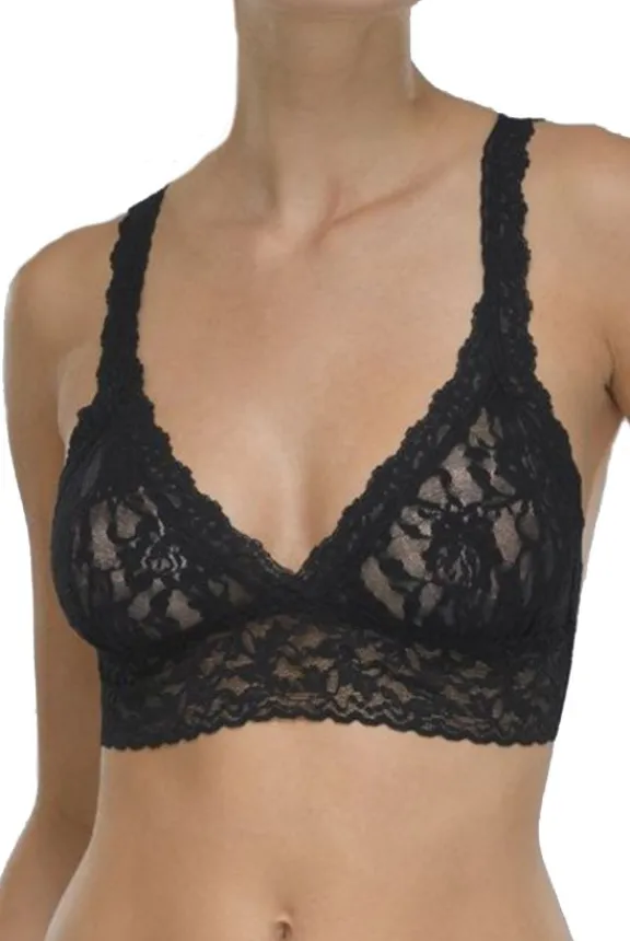signature_lace_crossover__2-1.webp Hanky Panky Signature Lace Crossover Bralette - Black | Lingerie And Nightwear