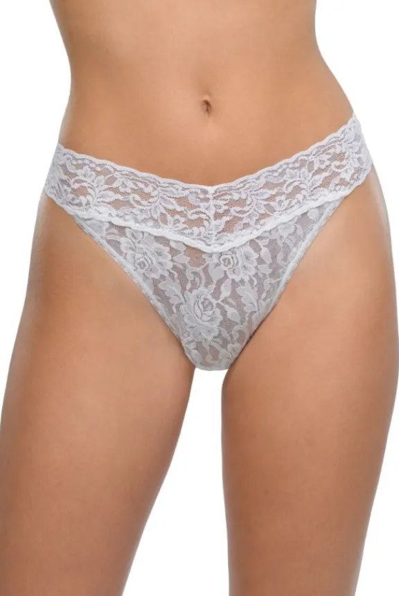 Hanky Panky Signature Lace Original Rise Thong - White | Hosiery | Gifts
