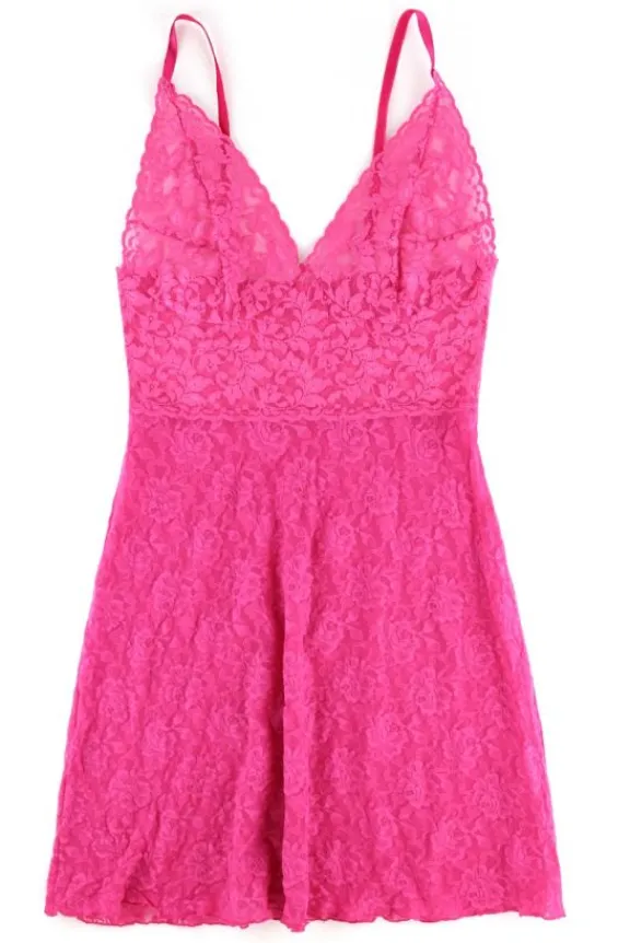 Hanky Panky Signature Lace Retro Plunge Chemise - Dragon Fruit | Lingerie And Nightwear | Dresses