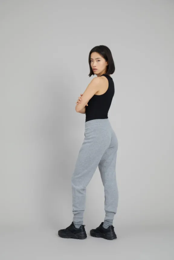 smoothie_pants__grey_5.webp Munthe Smoothie Pants - Grey | Trousers And Playsuits