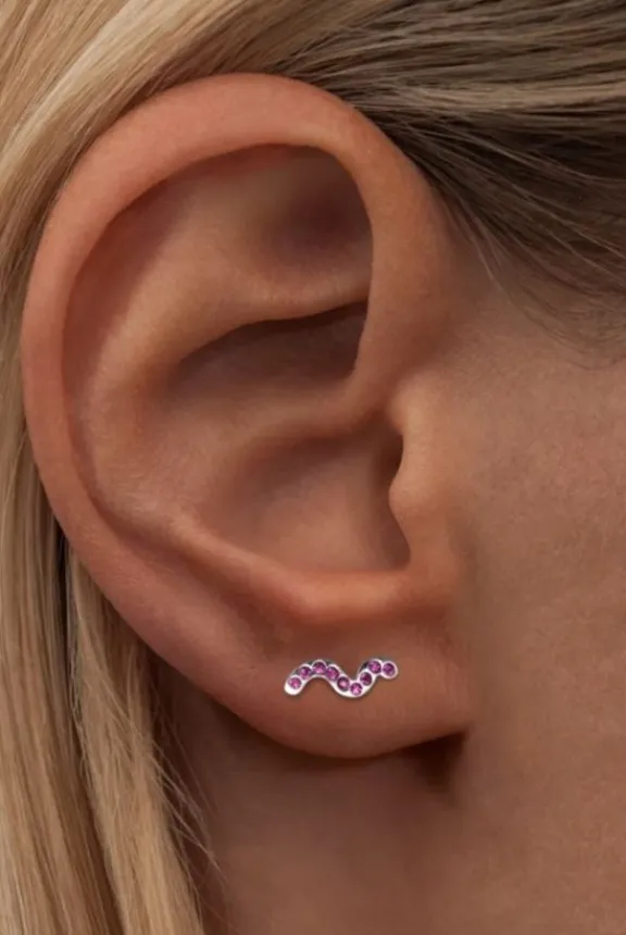 snaky_one_piece_silver__p_2.webp Lulu Copenhagen Snaky One Piece Silver - Pink | Jewellery | Gifts