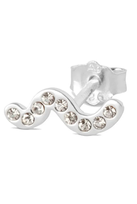Lulu Copenhagen Snaky One Piece Silver - White | Jewellery