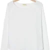 American Vintage Sonoma Long Sleeve T-Shirt - White | Shirts And Tops