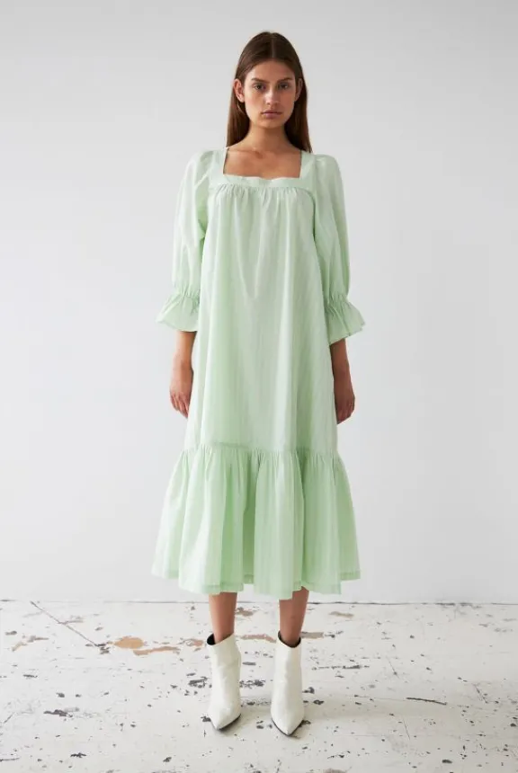 Stella Nova Striped Midi Dress - Mint Tea | Dresses