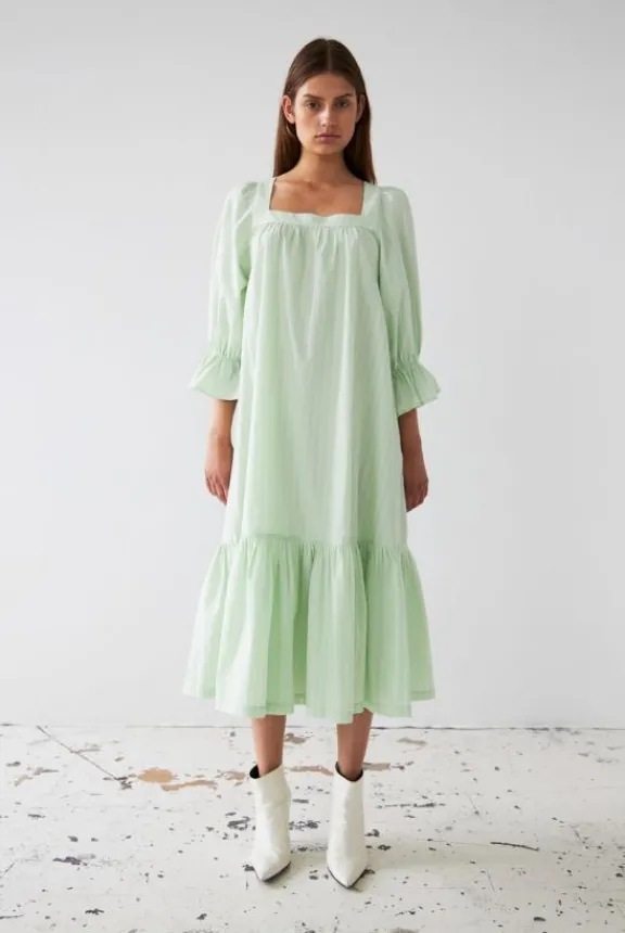 striped_midi_dress__mint__3.webp Stella Nova Striped Midi Dress - Mint Tea | Dresses
