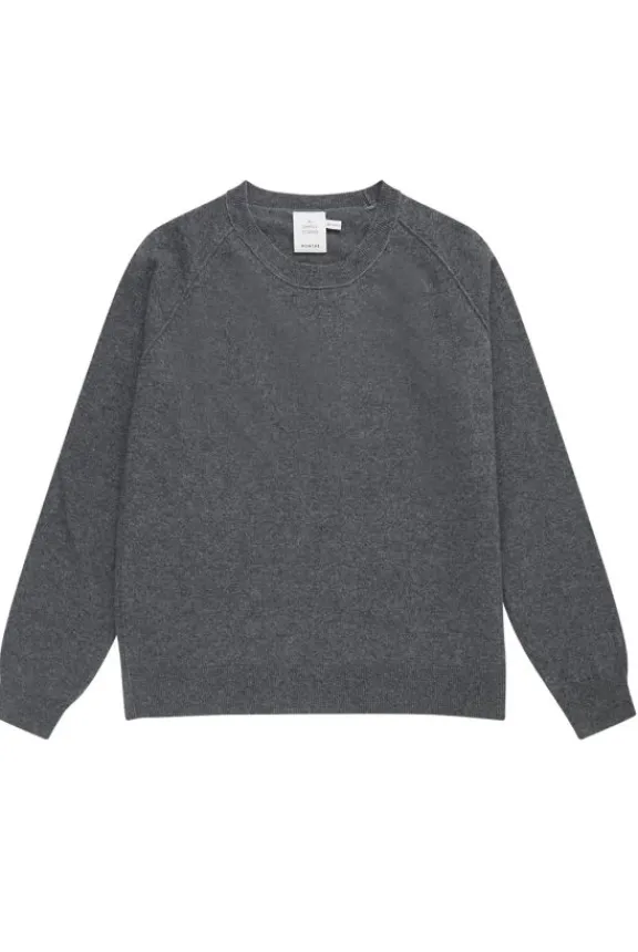 Munthe Sweetcorn Sweater - Charcoal | Knitwear