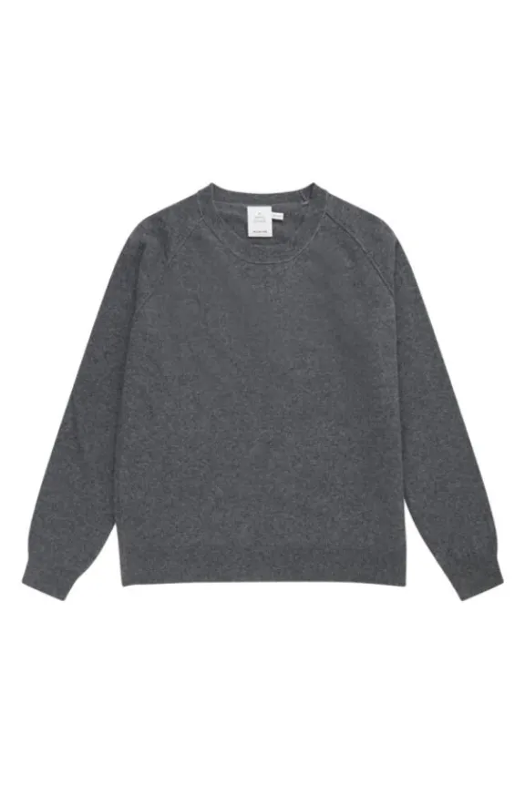Munthe Sweetcorn Sweater - Charcoal | Knitwear