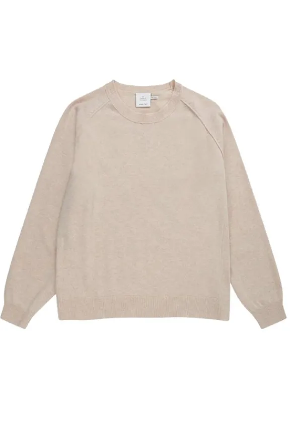 Munthe Sweetcorn Sweater - Creme | Knitwear