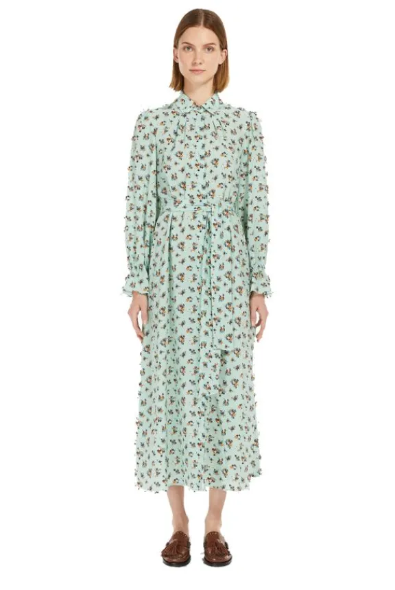 Weekend MaxMara Taffy Silk Dress - Pastel Green | Dresses