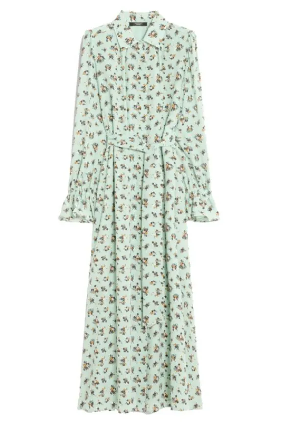 taffy_silk_dress__pastel__5.webp Weekend MaxMara Taffy Silk Dress - Pastel Green | Dresses
