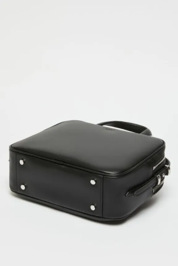 teak_leather_satchel__bla_2.webp Weekend MaxMara Teak Leather Satchel - Black | Bags And Purses