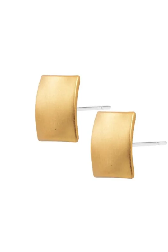 Sence Copenhagen The Lakes Ear Studs - Gold Plated | Jewellery