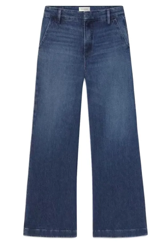 Frame The Tailored Denim Trouser - Monday | Trousers And Playsuits