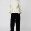 Stella Nova Thread Embroidered Knit - Almost White | Knitwear